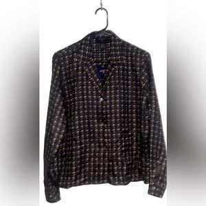Studio G 100% Silk Blouse Size M NWT!